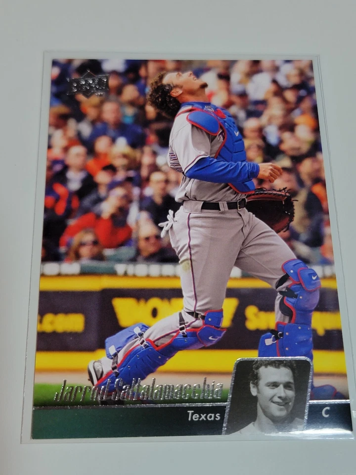 JARROD SALTALAMACCHIA 2010 Upper Deck #500.  RANGERS - Image 1 of 2