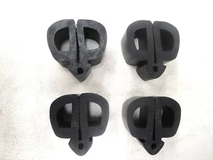 69 70 1969 1970 MERCURY COUGAR RUBBER HOOD BUMPER SET 4 PIECES NEW - Picture 1 of 6