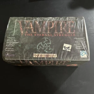 Vampire The Eternal Struggle Booster 36 PACK BOX DECKMASTER WOTC RARE !! - Picture 1 of 6