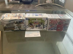 2021 Baseball 3 Blaster Boxes Lot Bowman Platinum Topps Opening Day Series 1 Box - Picture 1 of 7