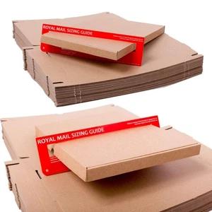 50 Pack C4 A4 Large Letter Strong Cardboard Shipping Boxes - Picture 1 of 7