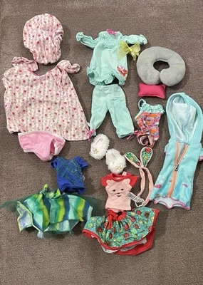 Lote de ropa American Girl Wellie Wishers 18 piezas en total ligeramente usada Foto 1 de 3