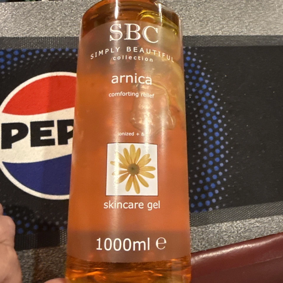 SBC Arnica Moisturising Gel 1000ml - Muscle Relief! - Image 1 of 1