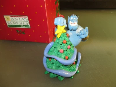 Disney's Aladdin Christmas Ornament, Santa's Workshop Disney Store, Holiday Foto 1 de 4