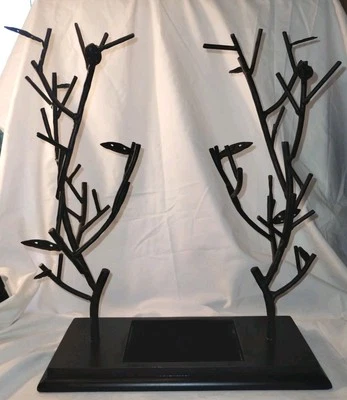 Jewelry Double Tree Stand Display Organizer Necklace Earring Ring / 13" X 11" - Image 1 of 4