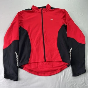 Pearl Izumi Select Thermal Cycling Jacket Mens Medium Red Black Long Sleeve Bike - Picture 1 of 11