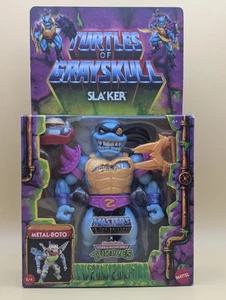 Mattel Masters of the Universe Turtles of Grayskull Sla'ker MOTU TMNT Unpunched - Picture 1 of 16
