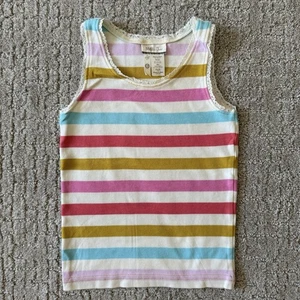 Matilda Jane Merry Go Round Tank Top Girls Size 6 Striped Wonderful Parade Lace - Picture 1 of 8