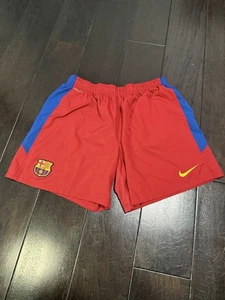 Nike Barcelona FC Heim Futbol Fußballshorts 382356-618 Herren Größe Large weinrot - Bild 1 von 9