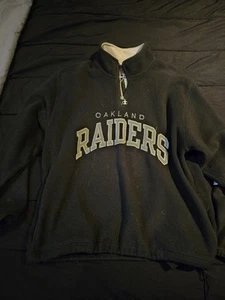 NFL Pro Line by Champion Oakland Raiders Spell Out Sweatshirt Men M Black-HOLE* - Picture 1 of 8
