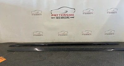 10-16 AUDI S4 СЕДАН ЛЕВАЯ ПРАВАЯ КАЧАЮЩАЯСЯ ПАНЕЛЬ БОКОВАЯ ЮБКА ОТДЕЛКА КРЫШКА МОЛДИНГ ЧЕРНЫЙ - Изображение 1 из 4