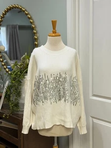 Womens Gilli Sequin Sweater Size 2X - Picture 1 of 1