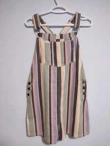 RVCA Women's M Townhouse Overall Romper Multicolor Stripes - Bild 1 von 9