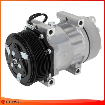 Compresor y embrague aire acondicionado F-750 7,2 para Ford F-650 2004 5,9 L 6,0 L 2004-2006 2007 Foto 1 de 4