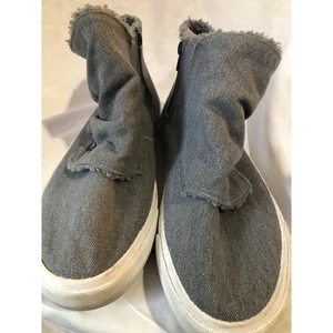 Blowfish Malibu Mabbit Reißverschluss High-Top Sneaker Damen 10 M grau - Bild 1 von 11