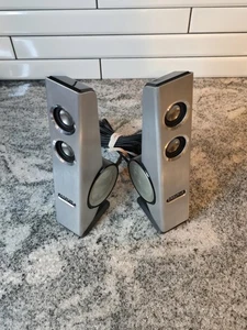 Creative I-Trigue Computer Speakers Pair Silver Black Left Right - Picture 1 of 9