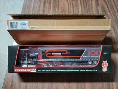 DCP 68-1691 Kenworth W900L 100th Anniversary Van Trailer 1/64 - Image 1 of 4