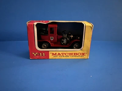 MATCHBOX MODELS OF YESTERYEAR-1912 PACKARD LANDAULET-Lesney-Original Box-1960s - Image 1 of 4