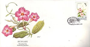 751+ FDC ENVELOPPE 1er JOUR MANDEVILLA SPLENDENS HONGRI - Picture 1 of 1