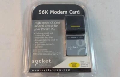Socket Communications - 56K Modem CF Card (MO7000-324) - Image 1 of 2