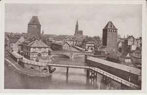 AK (K823) Straßburg Gedeckte Brücken mit Münster um 1940 - Bild 1 von 2