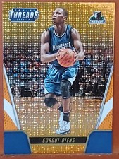 2016-17 Panini Threads Century Proof Dazzle Orange #89 Gorgui Dieng / 25