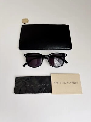 ✨ Gafas de sol cuadradas STELLA MCCARTNEY 51 mm negras SC0104S unisex Foto 1 de 4