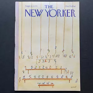 The New Yorker Magazine Sep 7, 1979 Complete - Art: J.J. Sempe (Gymnastics) - Picture 1 of 3