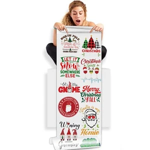 Merry Holidays DTF Gang Sheet, DTF Transfers, Ready To Press 22" X 60" - Picture 1 of 2