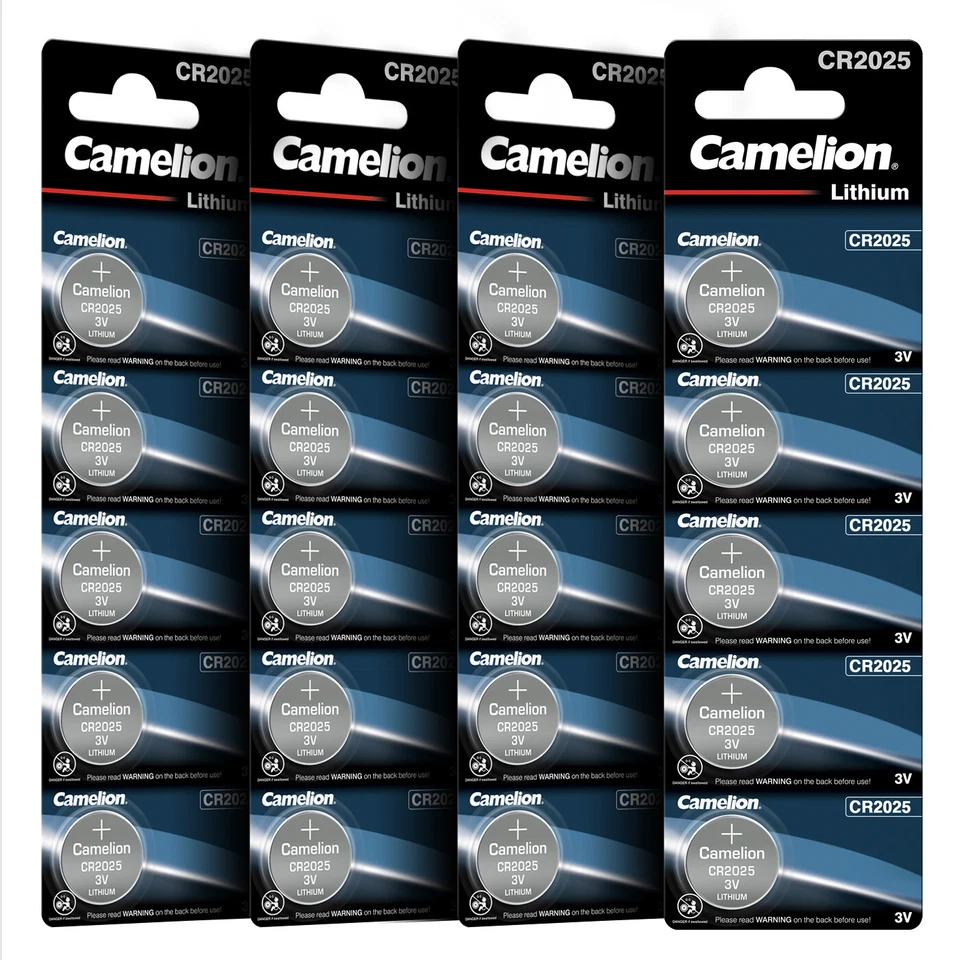 CR2025 DL2025 CR-2025 2025 Camelion Knopfzellen Batterien Zellen MHD 10/2033
