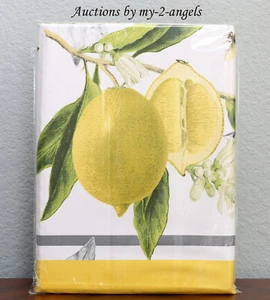 NUEVO Williams-Sonoma MEYER MANTEL LIMÓN 70x120 vintage botánico flor de verano - Imagen 1 de 1