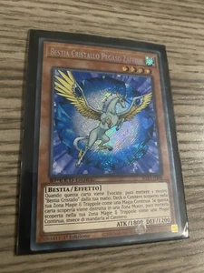 YU-GI-OH! "BESTIA CRISTALLO PEGASO ZAFFIRO" (SGX1) SECRET ITA MINT 1^ EDIZIONE - Picture 1 of 1