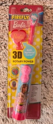 BARBIE Firefly Battery Powered Toothbrush with Antibacterial Character Cap - Image 1 of 2
