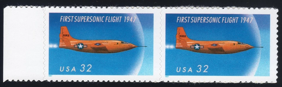 Scott #3173 First Supersonic Flight Pair of Stamps - MNH - Image 1 of 1