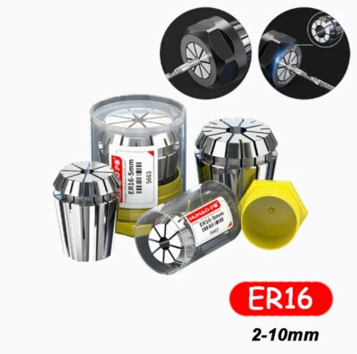 2mm-10mm Precision Spring ER16 Collet for CNC Engraving Milling Lathe Chuck Tool - Image 1 of 4