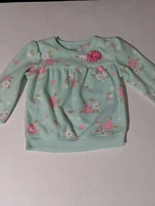 Carter's Child of Mine Long Sleeve Fleece Top Shirt Size 3-6 Months - Picture 1 of 4