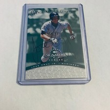F96442  1997 Donruss Signature Autographs Millennium #32 Jose Cruz Jr. MARINERS