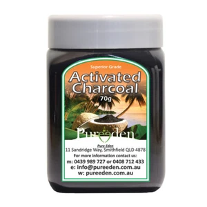 ^ Pure Eden Activated Charcoal 70g - Picture 1 of 1