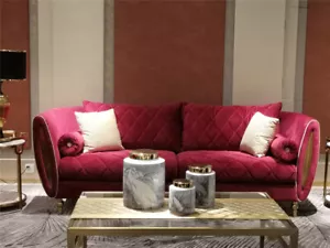 Design 4 Sitzer Polster Sofa Luxus Couch - Italienische Stil Wohnzimmer Möbel - Bild 1 von 10