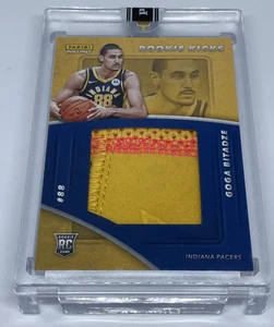 GOGA BITADZE 2019-20 Panini Instant Rookie Kicks RC Nike Shoe Patch #3/28 Pacers - Picture 1 of 3