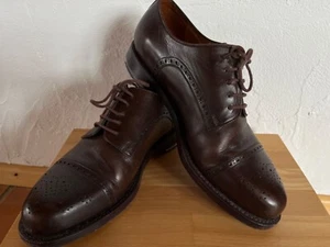 Prime Shoes Herren Schuh dunkelbraun Leder Gr.7,5 Gr.41 - Bild 1 von 6