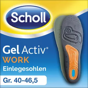 Scholl GelActiv Einlegesohlen Work Arbeit Stoßdämpfend 1 Paar Größe 35,5 - 46,5 - Bild 1 von 9
