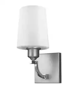 Feiss WB1759SN/PN 1-Light Wall Sconce Satin Nickel with Polished Nickel Accent - Picture 1 of 1