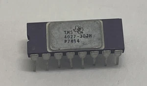 Vintage Texas Instruments 4027-30JH Computer Chip 16-Pin Ceramic P7814 - Picture 1 of 3