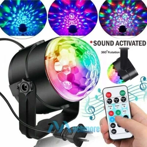 RGB LED Projector Party Disco Club DJ Light Crystal Magic Ball Effect Stage Lamp - Picture 1 of 15