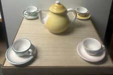 Caleca Tea Set…serves four with pot. Hand painted Italian craftsmanship 