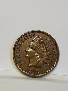 Penny Indian Head 1890 #74B - Imagen 1 de 2