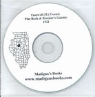 Tazewell Co Illinois IL plat genealogy Pekin land owners history CD