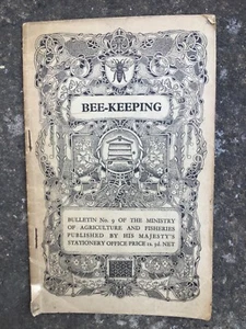 BEE-KEEPING Bulletin No 9 Ministry Of Agriculture HMSO Vintage Booklet 1944 WW2 - Picture 1 of 9