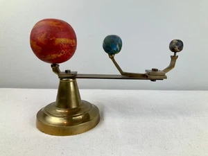 Vintage Mid Century Messing Orrery Solar Himmelsmodell handgefertigte Astronomie - Bild 1 von 13